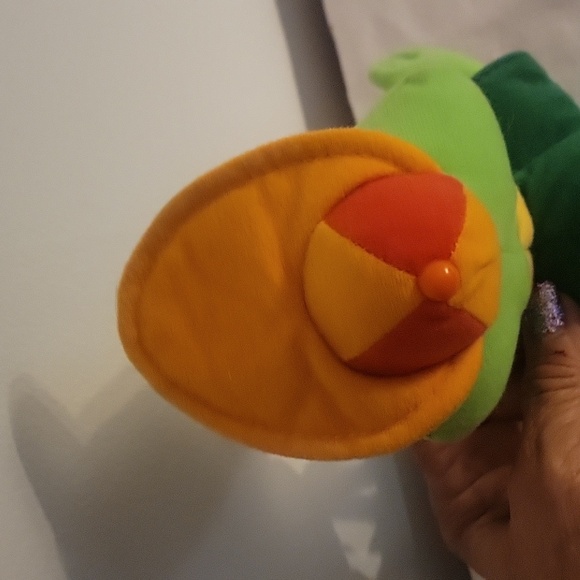 Kellogs Cereal Honey Smacks "Dig Em Frog" 8" Plush Soft Toy Stuffed Animal, 1998 - Picture 7 of 8